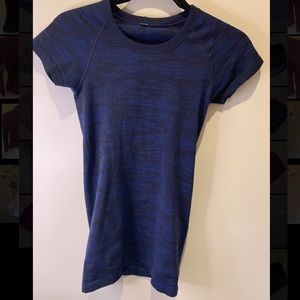 lululemon navy swiftly tech short sleeve-2.0